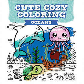 Cute Cozy Coloring: Oceans (häftad, eng)