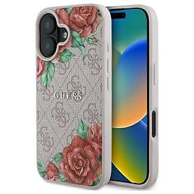 Guess Hard Case 4G Flowers Print MagSafe for iPhone 16