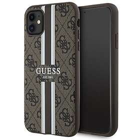 Guess Coque Rigide 4G Printed Stripes MagSafe pour iPhone 11 / Xr