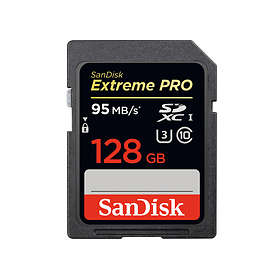 SanDisk Extreme Pro SDXC Class 10 UHS-I U3 V30 95MB/s 128GB