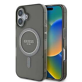 Guess IML Glitter Circle Deksel med MagSafe for iPhone 16