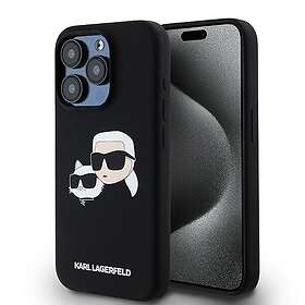 Karl Lagerfeld Silicone Karl & Choupette MagSafe Case for iPhone 15 Pro Max