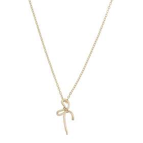 Snö Of Sweden Ribbon Small Hängande Halsband 42 Guld Klar 42cm