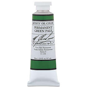 M. Graham & Co Artists' Oil Paint Permanent Green Pale 37ml