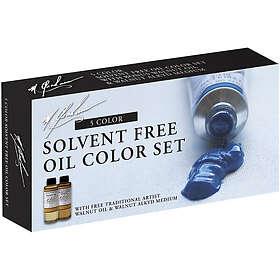 M. Graham & Co Artists' Oil Paint Set of 5 Colours & 2 Mediums 37ml