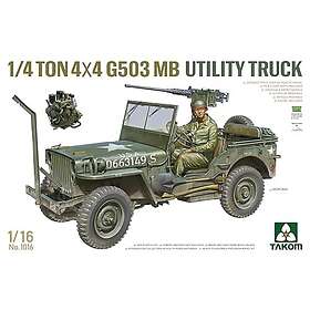 Takom 1/16 1/4-ton 4 × 4 G503 MB Transportbil inklusive figur