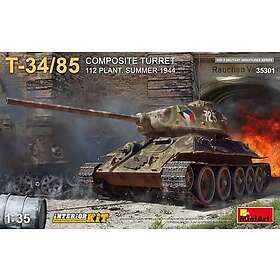 MiniArt 1/35 T-34-85 Komposittorn. 112 Växt, Omålad