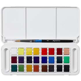 Daler-Rowney Aquafine Akvarellfärg 24 Halvkoppar
