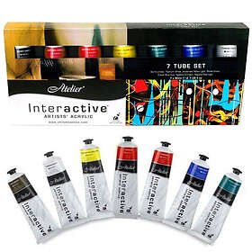 Atelier Artists' Acrylic Paint Set of 7 80ml