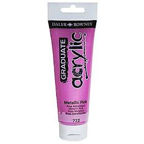 Daler-Rowney Graduate Akrylmaling Metallic Pink 120ml