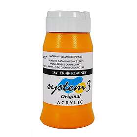 Daler-Rowney System3 Akrylfärg Kadmiumgul djup nyans 500ml