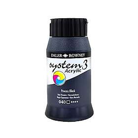 Daler-Rowney System3 Akrylfärg Process Black 500ml