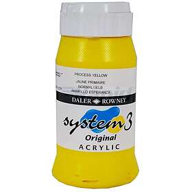 Daler-Rowney System3 Akrylmaling Process Yellow 500ml