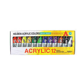 Holbein Acrylic Paint Standard Set of 12 60ml