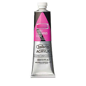 Holbein Heavy Body Acrylic Paint Luminous Rose 60ml