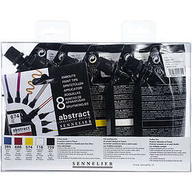 Sennelier Abstract Akryl Sett med 5 Primærfarger 120ml