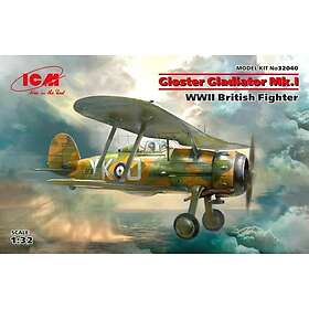 ICM 1/32 Gloster Gladiator Mk.I, brittiskt stridsflygplan från andra världskriget