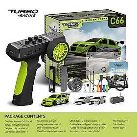 Turbo Racing DRIFTING C66 1/76 C66-GREEN
