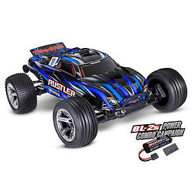 Traxxas Rustler 2WD 1/10 RTR TQ BL-2s EHD 37354-4-BLUE