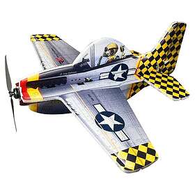 RC Factory RCF Tecknade Krigsfåglar EPP-kit Mustang P-51
