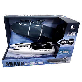 MegaLeg 2-i-1 Motorbåt och Haj 2.4G T15-BLUE