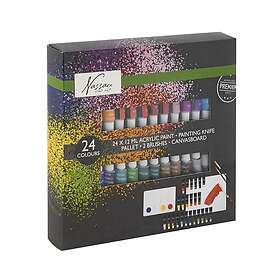 Nassau Akrylmaling 24pcs 12ml