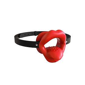 Kiotos Vibrerande munkavle Silikonläppar & Tunga