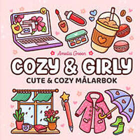 Cozy & Girly Målarbok