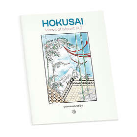 Hokusai: Utsikter över Mt. Fuji Målarbok
