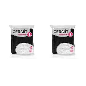 Cernit Number One Polymerlera Svart 2x56g