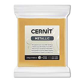 Cernit Metallic Effect Polymerlera Guld 250g