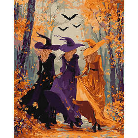 Ideyka Painting By Numbers - Three Vedos In A Forest 40X50