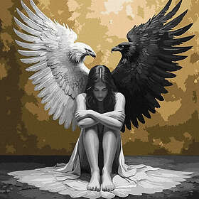 Ideyka Painting By Numbers - Two Sides Of The Soul Metal