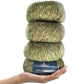 KnitPal Bomull alpacka tweed 200g