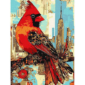 Ideyka Målning efter nummer - Urban Bird 30X40cm