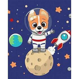 Twoje Hobby Måla efter nummer - Astronaut Dog 40X50cm