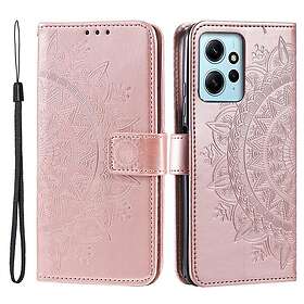 Skalo Wallet Case Mandala med kortpladser til Xiaomi Redmi Note 12 4G