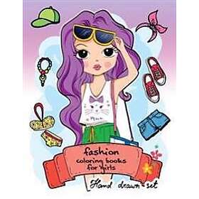 Muoti värityskirja tytöille