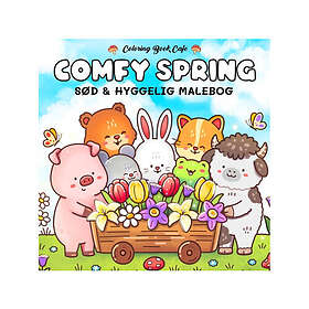 Comfy Spring Målarbok