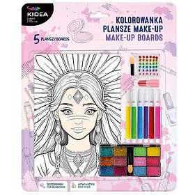 Kidea Make-Up Board Coloring Book