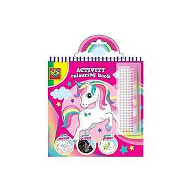 Aktivitet Målarbok Glitter 3 i 1