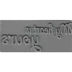 Glorex Relief Insert Plastic My Heart is Yours 1