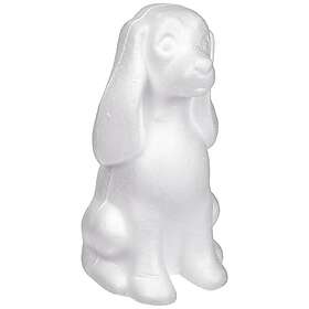 Rayher Polystyrene Dog Gold 1 pc H: 25 cm 3320900