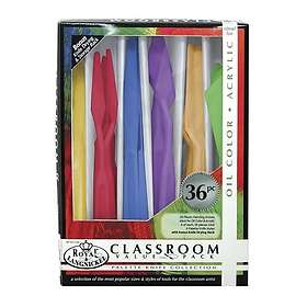 ROYAL BRUSH RCVP-109 Plastic Six Style Palettkniv Set 36pcs