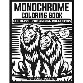 Monokrom målarbok