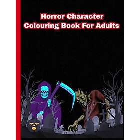 Skräckkaraktär målarbok för vuxna