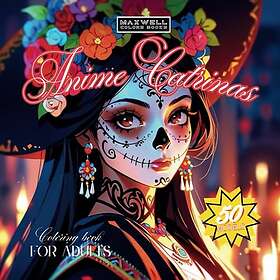 Anime Catrinas målarbok för vuxna