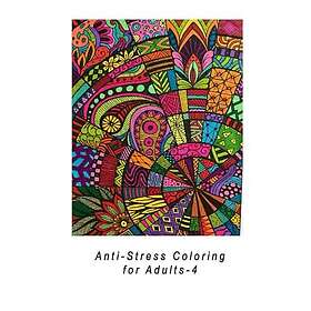 Anti-stressmålarbok för vuxna - 4