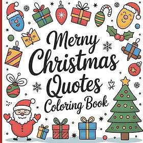 Julcitat målarbok: för vuxna