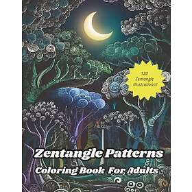 Zentangle Mönster Målarbok för Vuxna
